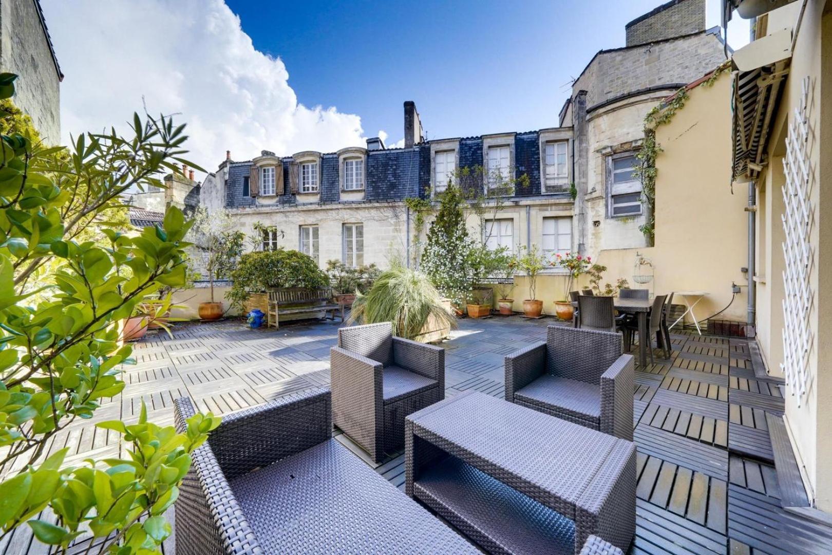Lovely Apartment With Exceptional Terrace Бордо Екстер'єр фото
